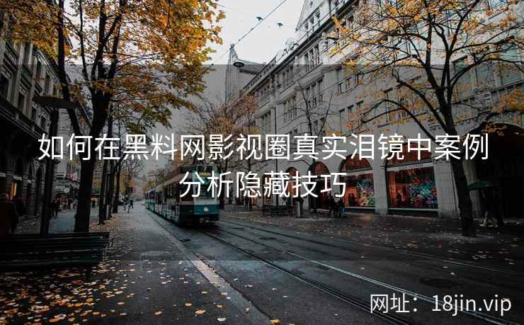 如何在黑料网影视圈真实泪镜中案例分析隐藏技巧